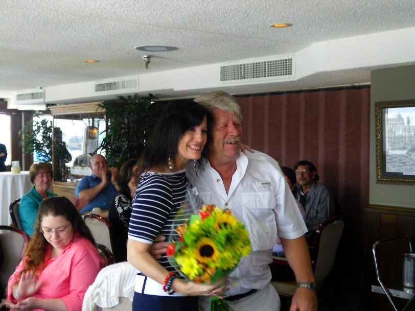 Greg & Kathy at an award dinner at DiMillos